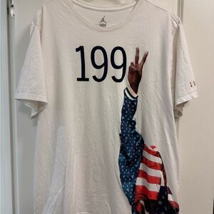 Size XXL - Jordan ‘92 Olympics Peace Sign USA Flag